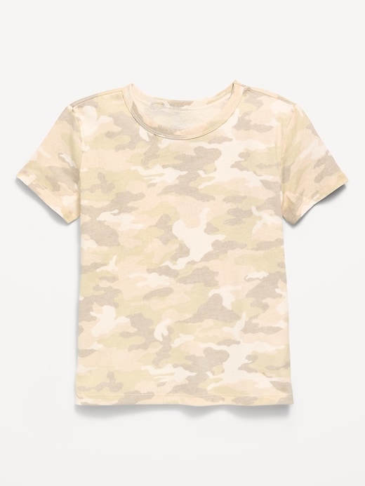 Image number 1 showing, Softest Printed Short-Sleeve T-Shirt for Girls