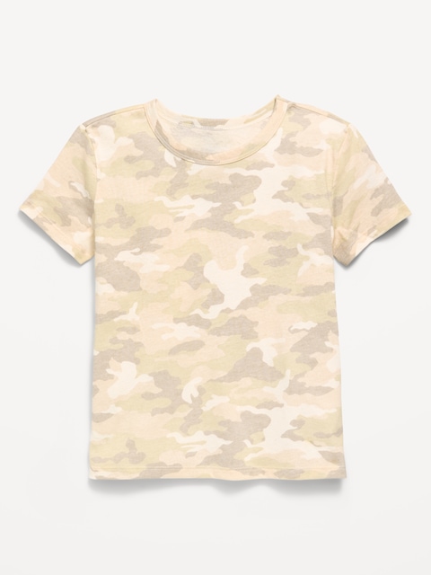 Softest Printed Short-Sleeve T-Shirt for Girls