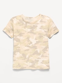 Image number 1 showing, Softest Printed Short-Sleeve T-Shirt for Girls