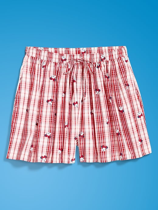Image number 7 showing, Old Navy x Disney Minnie Mouse High-Waisted Plaid Shorts for Women