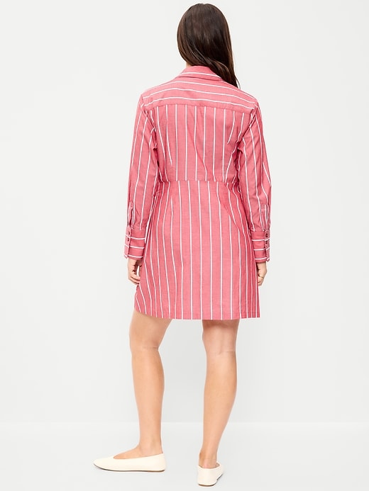 Image number 8 showing, Wrap Mini Shirt Dress