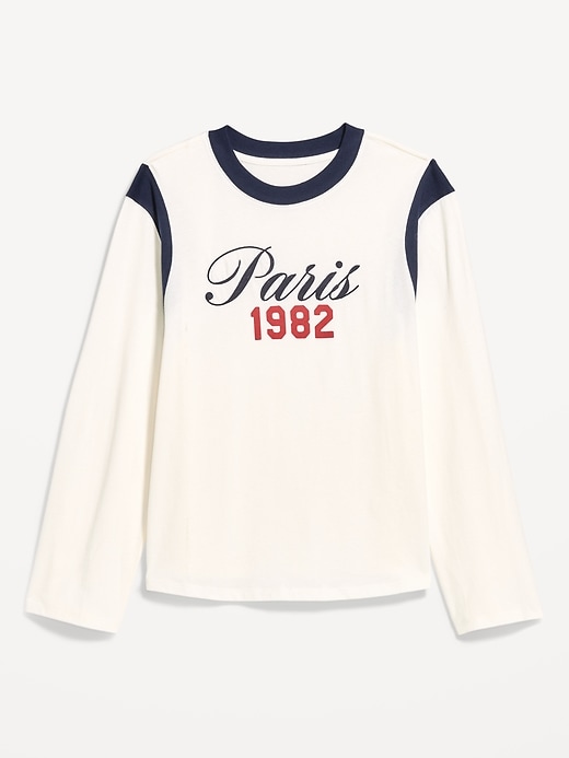 Image number 4 showing, EveryWear Long-Sleeve Graphic T-Shirt