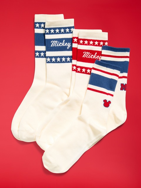 Old Navy x Disney 3-Pack Crew Socks for Men
