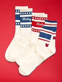 Image number 1 showing, Old Navy x Disney 3-Pack Crew Socks for Men