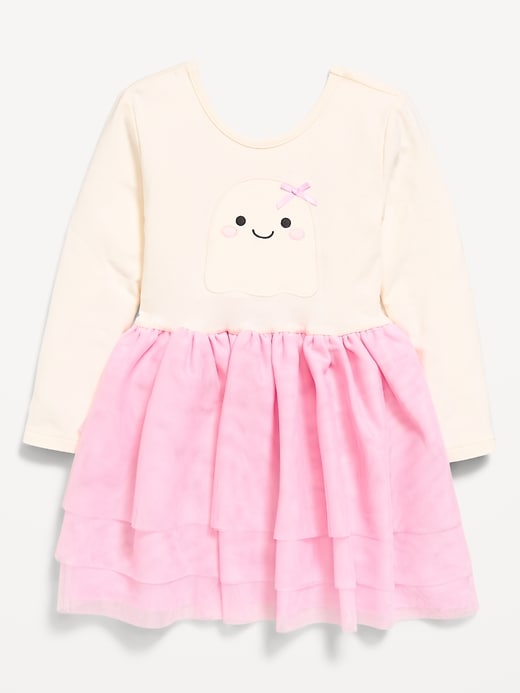 Image number 2 showing, Long-Sleeve Graphic Tutu Dress for Toddler Girls
