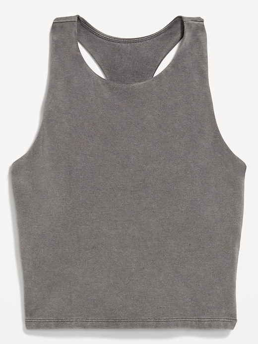 Image number 4 showing, Medium Support PowerSoft High-Neck Racerback Sports Bra