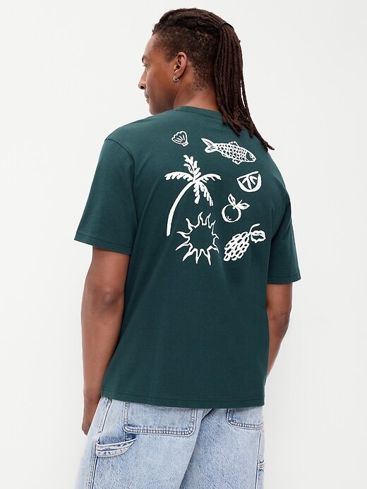 L'image numéro 2 présente T-shirt à imprimé