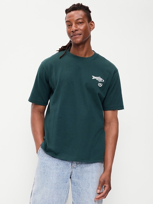 L'image numéro 1 présente T-shirt à imprimé