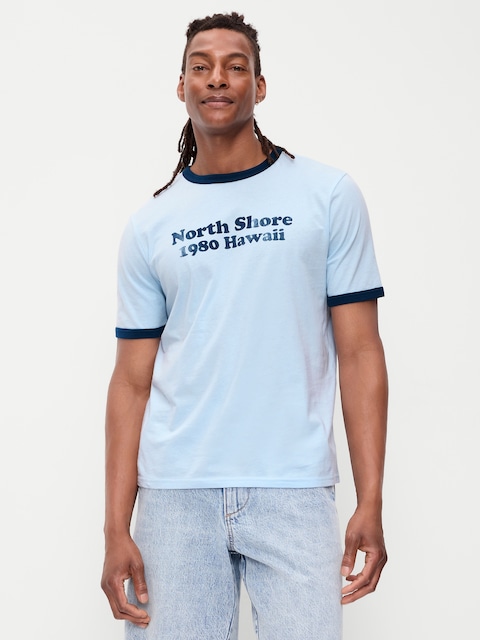 Graphic Ringer T-Shirt
