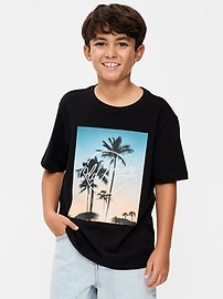 Image number 1 showing, Short-Sleeve Logo-Graphic T-Shirt for Boys