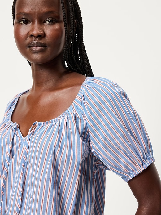 Image number 4 showing, Short-Sleeve Bubble Top