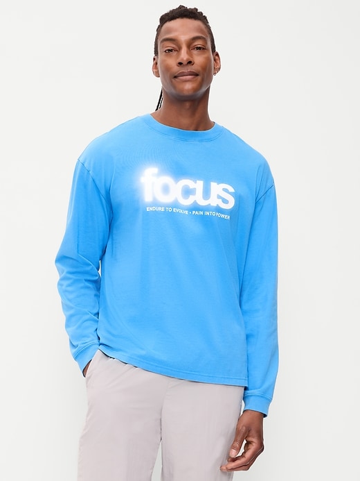 L'image numéro 1 présente T-shirt épais ample à imprimé