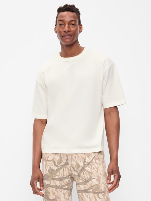 Garment-Dyed Heavyweight Cropped T-Shirt