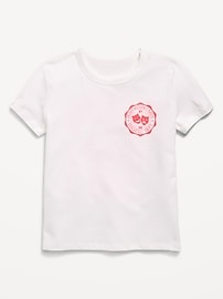 Image number 1 showing, Short-Sleeve Graphic T-Shirt for Girls