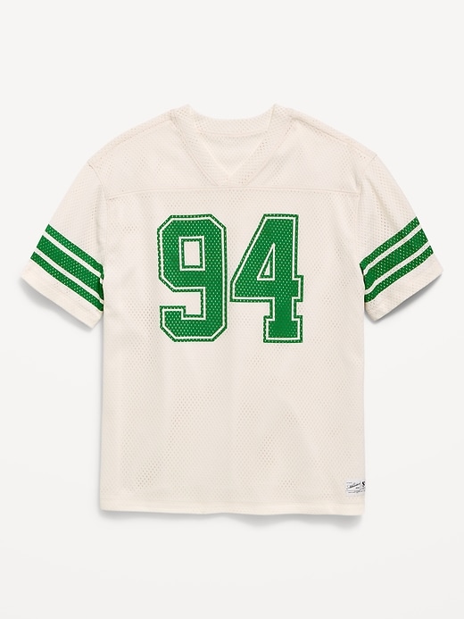 L'image numéro 1 présente T-shirt de football surdimensionné en maille à imprimé pour garçon