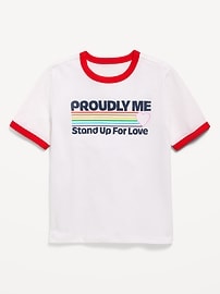 Image number 1 showing, Short-Sleeve Pride Graphic T-Shirt for Boys