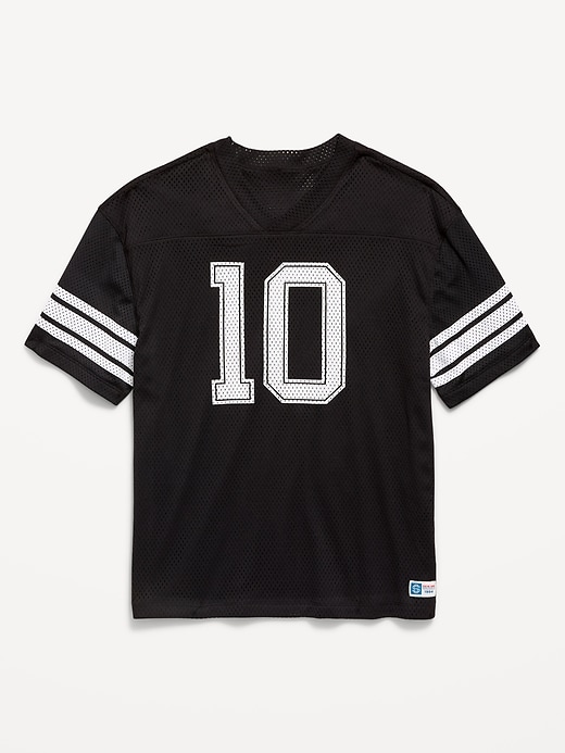 L'image numéro 1 présente T-shirt de football surdimensionné en maille à imprimé pour garçon
