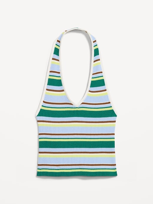 Image number 1 showing, Ribbed Halter Top