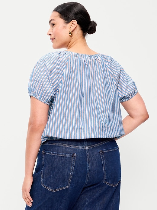 Image number 8 showing, Short-Sleeve Bubble Top
