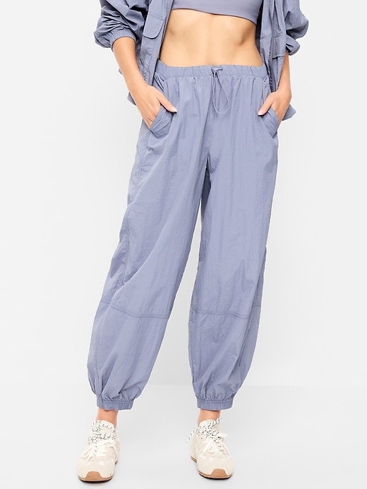 Image number 8 showing, Pull-On Windbreaker Parachute Pants