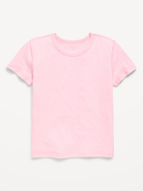 Softest Printed Short-Sleeve T-Shirt for Girls
