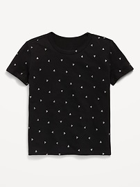 Image number 1 showing, Softest Printed Short-Sleeve T-Shirt for Girls