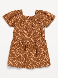 Image number 1 showing, Printed Short-Sleeve Dress for Toddler Girls