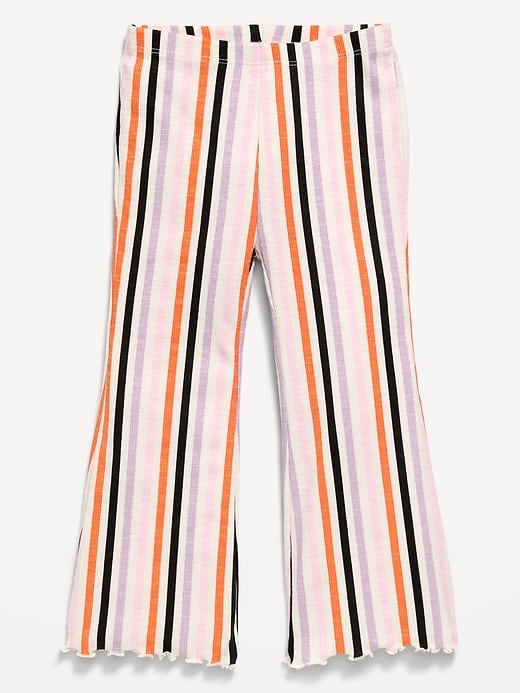 Image number 1 showing, Ribbed Flared Leggings for Toddler Girls