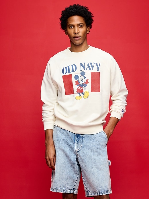 Image number 3 showing, Old Navy x Disney Mickey Mouse Crew-Neck Sweatshirt for Adults