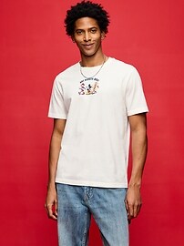 Image number 3 showing, Old Navy x Disney Mickey Mouse Logo-Graphic T-Shirt for Adults