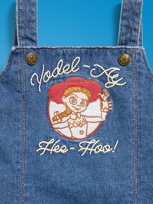 Image number 4 showing, Old Navy x Pixar Toy Story Western Denim Dress for Toddler Girls