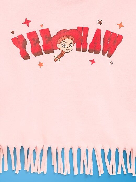 Image number 4 showing, Old Navy x Pixar Toy Story Graphic Fringed-Hem T-Shirt for Toddler Girls