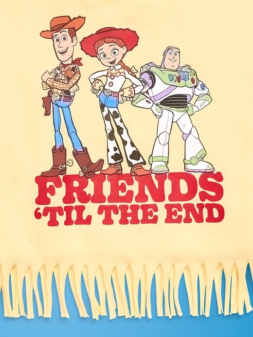 Image number 4 showing, Old Navy x Pixar Toy Story Graphic Fringed-Hem T-Shirt for Toddler Girls