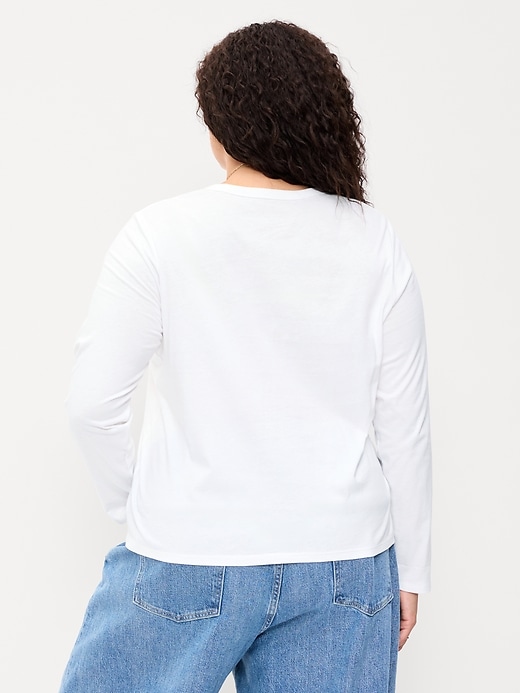 L'image numéro 8 présente T-shirt passe-partout à manches longues