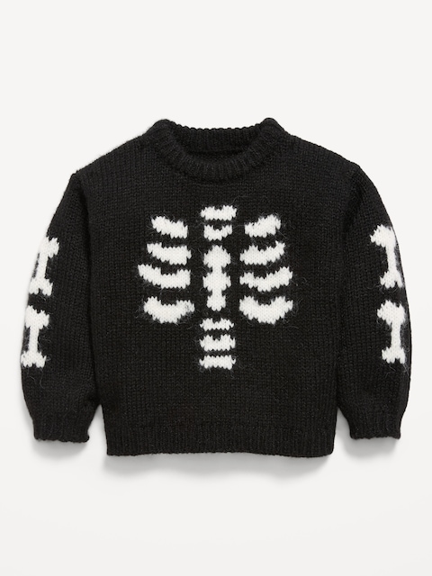 Long-Sleeve Graphic Sweater for Toddler Girls