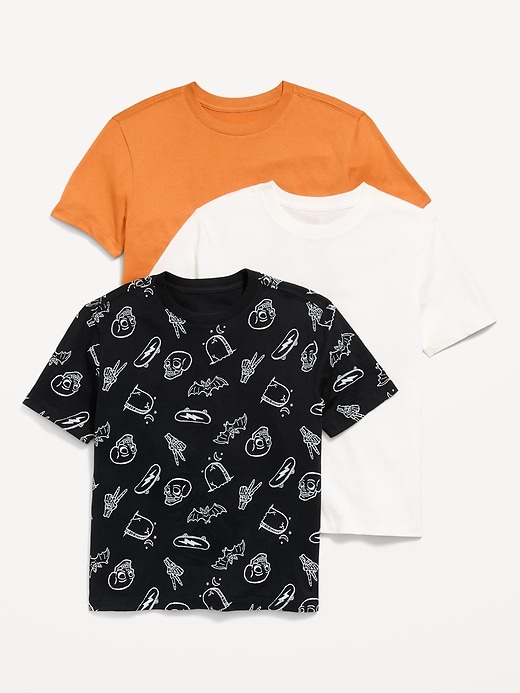Image number 1 showing, Softest Short-Sleeve T-Shirt 3-Pack for Boys