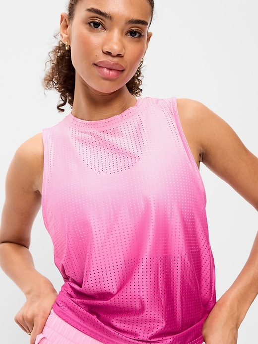 Image number 4 showing, Mesh Muscle Tank Top