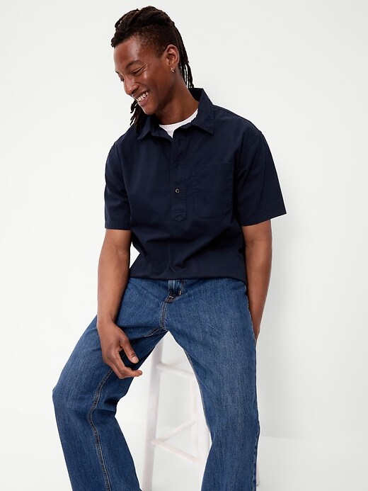 Image number 3 showing, Loose Popover Work Shirt