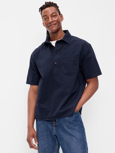 Loose Popover Work Shirt