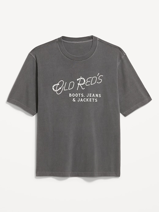 Image number 3 showing, Loose Heavyweight Graphic T-Shirt