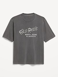Image number 3 showing, Loose Heavyweight Graphic T-Shirt