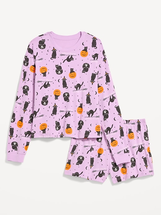 Image number 1 showing, Halloween Pajama T-Shirt and Shorts Set