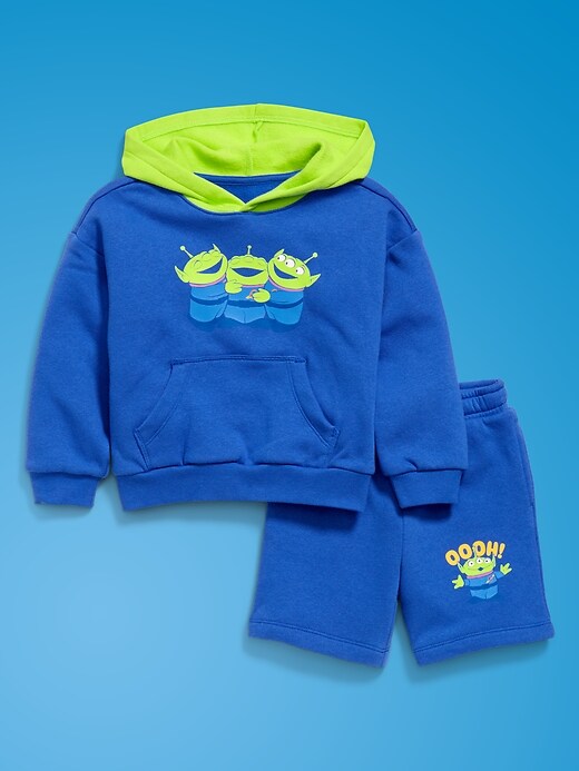 Image number 3 showing, Old Navy x Pixar Toy Story Pullover Hoodie and Shorts Set for Toddler Boys