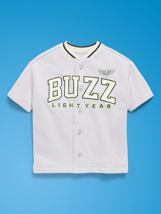 Image number 3 showing, Old Navy x Pixar Toy Story Oversized Baseball Jersey Sweatshirt for Toddler Boys
