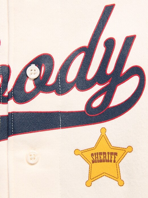 Image number 4 showing, Old Navy x Pixar Toy Story Oversized Baseball Jersey Sweatshirt for Toddler Boys