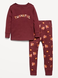 Image number 1 showing, Printed Snug-Fit Pajama Set for Toddler & Baby