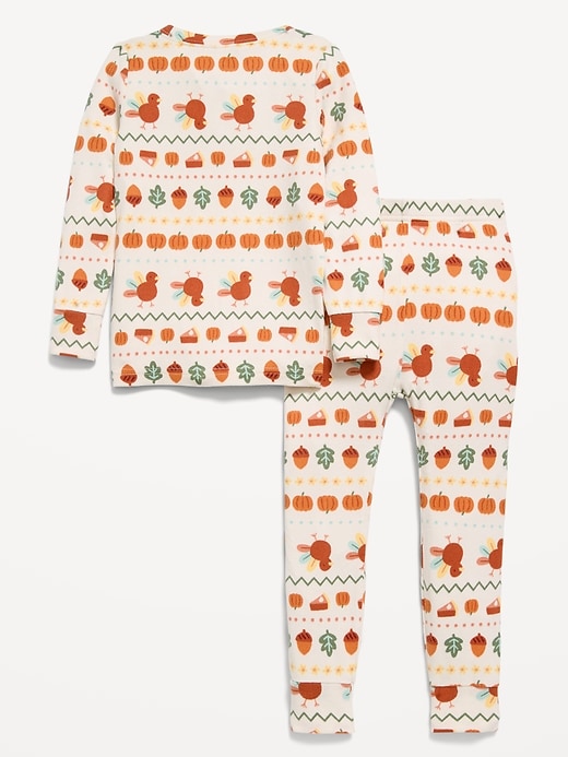 Image number 2 showing, Cozy Printed Snug-Fit Pajama Set for Toddler & Baby