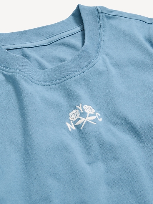 L'image numéro 4 présente T-shirt passe-partout à imprimé à manches longues