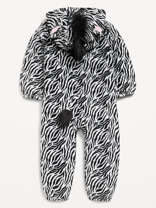 Image number 2 showing, Hooded Critter Unisex Sherpa One-Piece for Toddler