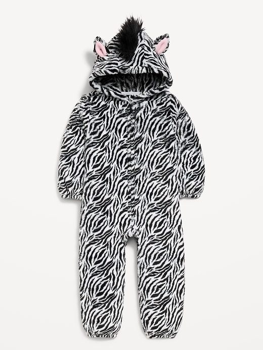 Image number 1 showing, Hooded Critter Unisex Sherpa One-Piece for Toddler